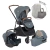 Carrinho de Bebê Travel System Trio Versatrax E Azul Lagoon + Brinde Exclusivo - Joie