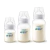 Kit Triplo Mamadeiras Anti-Colic 125 ml + 260 ml + 330 ml Transparentes - Philips Avent - comprar online