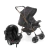 Carrinho Travel System Milano Reversível II Preto e Cobre - Galzerano