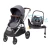 Carrinho com Bebê Conforto Travel System Anna Luxe Trio Isofix Twillic Grey - Maxi-Cosi