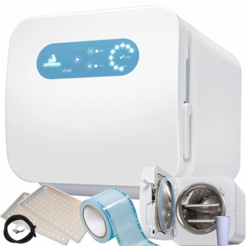Autoclave Cristofoli Vitale 12 Litros + Embalagem Tubular