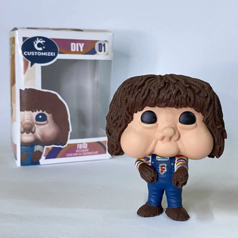 Action Figure Fanart estilo POP Fofão - Personalizado encomenda - comprar online
