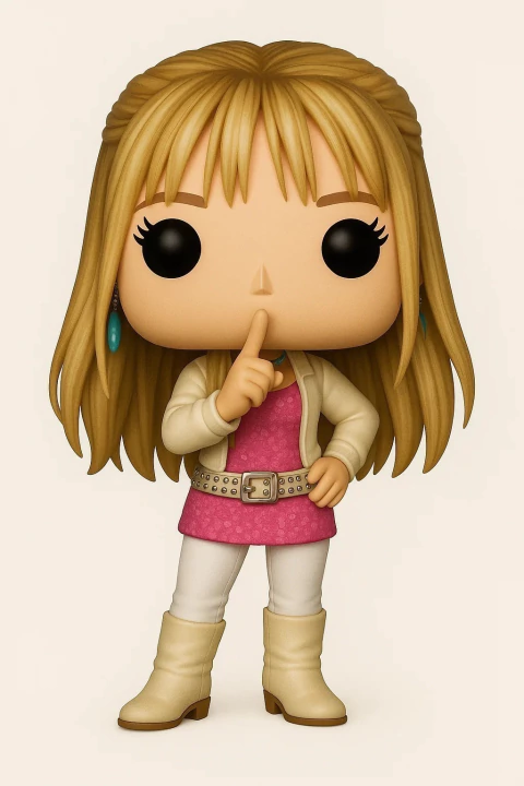Hannah Montana - Custom sculpture in Pop style, handmade 3D - buy online