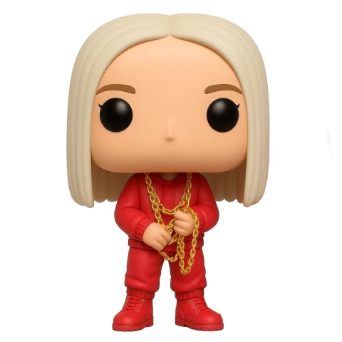 Billie Eilish - Don't Smile At Me | Escultura personalizada en estilo Pop, hecha a mano en 3D - comprar online