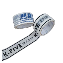 Cinta impresa 48mm x 90mtrs - Fondo blanco - - comprar online