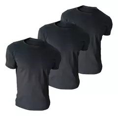 Remeras X3 Básicas Algodón Jersey Peinado Calidad Premium Varios colores - Emubi