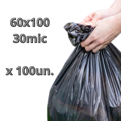 Bolsa Consorcio Residuo Reforzada 30mic 60x100cm Pack x 100un. en internet