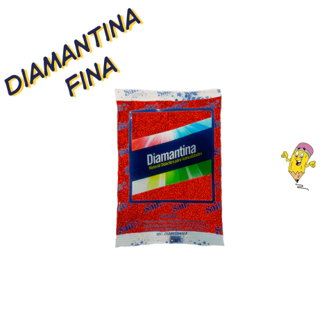 Diamantina Fina Saira 50 gr Rojo - comprar en línea