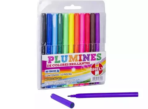 Plumines Shely con 12 - comprar en línea