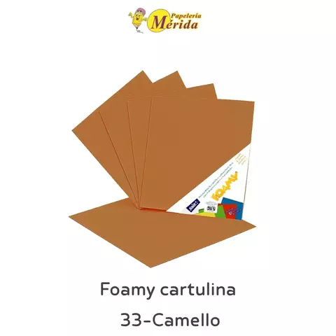 Foamy Cartulina 43x56 cm Con 5 Camello #33 - comprar en línea