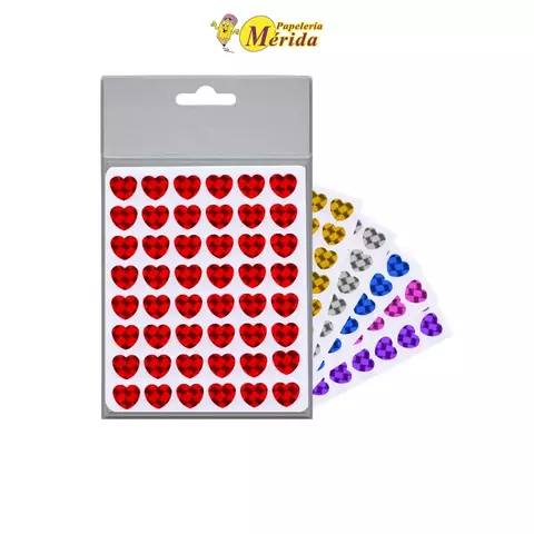 Stickers Corazon Con 6 Planillas - comprar en línea