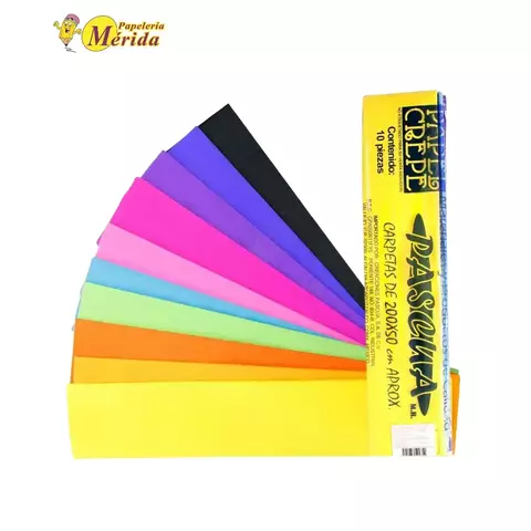 Papel Crepe Surtido Fashion Con 10 - comprar en línea