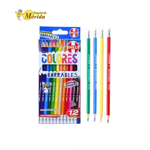 Colores Borrables Shely con 12 - comprar en línea
