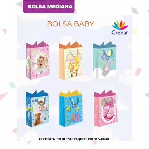 Bolsa Creear Mediana con 10 Bebe - comprar en línea