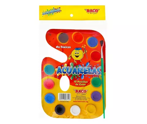 Acuarela Con 12 Baco - comprar en línea