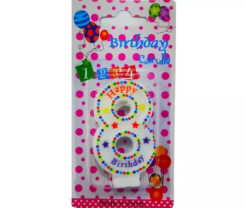 Vela Cumpleaños #8 - comprar en línea