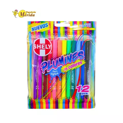 Plumines Shely con 12 - comprar en línea