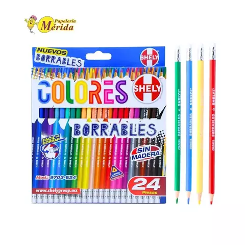 Colores Borrables Shely con 24 - comprar en línea