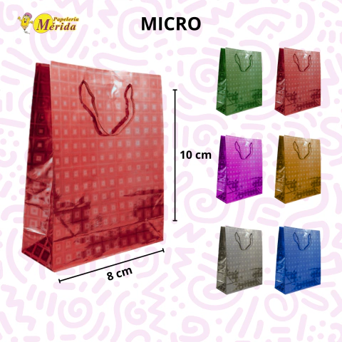 Bolsa Metalica Micro con 12