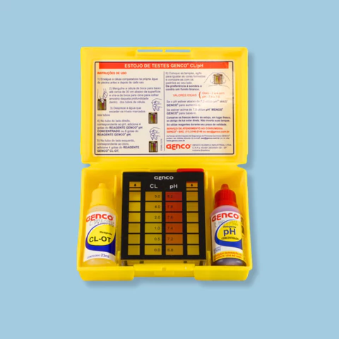 GENCO - ESTOJO DE TESTE CLORO E PH