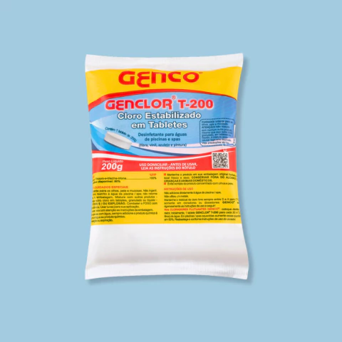 GENCO - PASTILHA DE CLORO GENCLOR 200GR