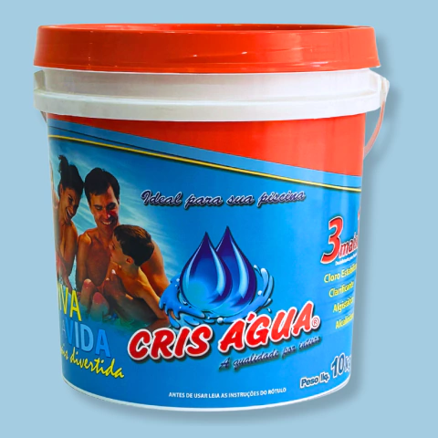CRIS ÁGUA - CLORO GRANULADO ESTABILIZADO 3x1 10KG - comprar online