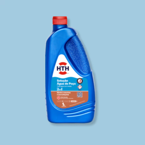 HTH - ELIMINADOR DE METAL (SOLUÇÃO ÁGUA DE POÇO) 1L