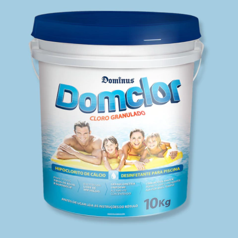 DOMCLOR - CLORO GRANULADO (HIPOCLORITO DE CÁLCIO) 10KG - comprar online
