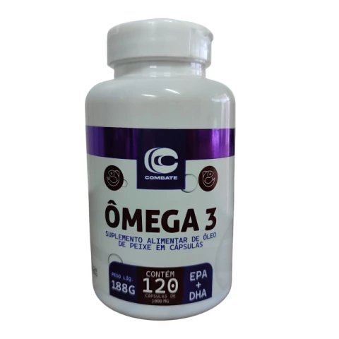 OMEGA 3 1000 MG COMBATE 120 capsulas