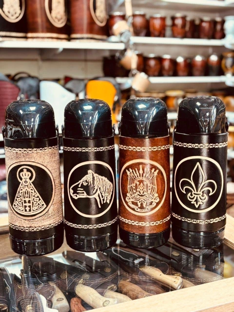 Térmica Termolar de Couro 1L