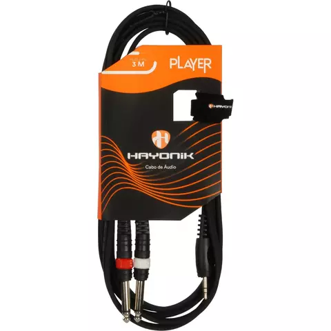 Cabo Hayonik Player P2 x 2 P10 Preto
