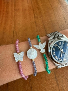 PULSEIRA PEDRA NATURAL BW BORBOLETA na internet