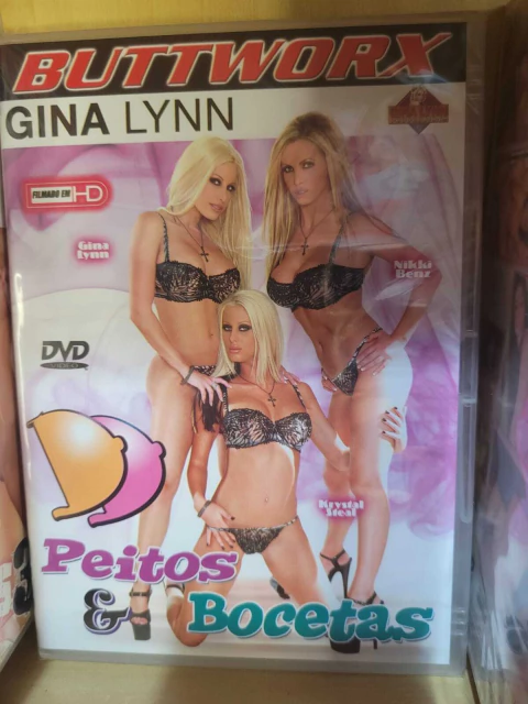 DVD Gina Lynn Peitos e Bocetas Buttman Lacrado