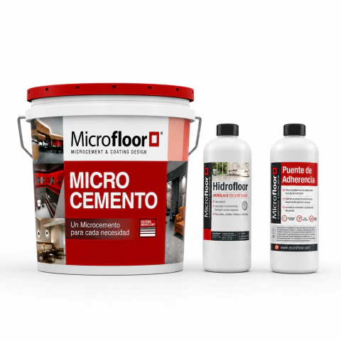 Kit Microcemento en pasta - Listo Para Usar Microfloor 25k Paredes