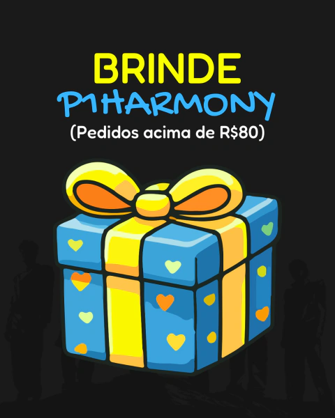 Coleção Especial P1Harmony — Presente Exclusivo (Pedidos acima de R$80)