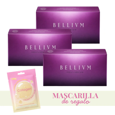 Colágenos Equilibrium x3 integral e Inmunidad Bellivm + Regalo