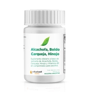 Alcachofa, Boldo, Carqueja, Hinojo
