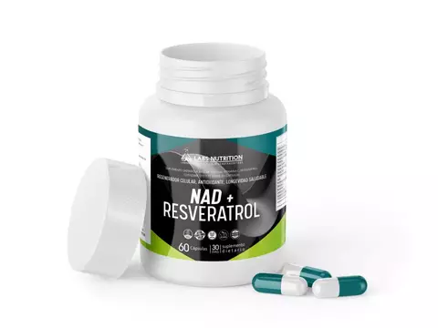 Capsulas de NAD con RESVERATROL 2 en 1 Labs Nutrition - comprar online