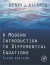 A Modern Introduction to Differential Equations