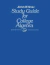 Study Guide for College Algebra