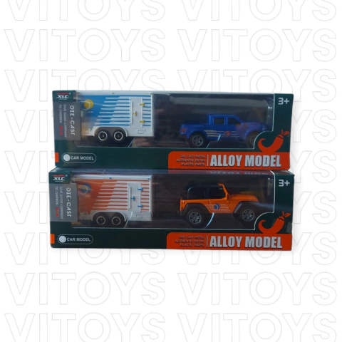 AUTO CON REMOLQUE ALLOY MODEL