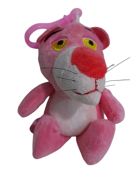 LLAVERO PELUCHE PANTERA ROSA