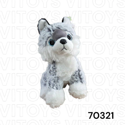 PELUCHE PERRO HASKY 20CM COD 70321 - comprar online