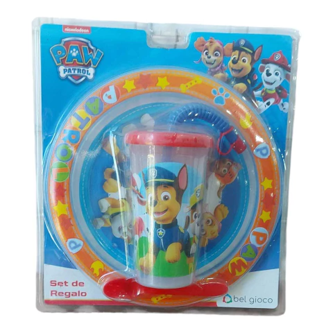 SET INFANTIL CON LICENCIA PAW PATROL