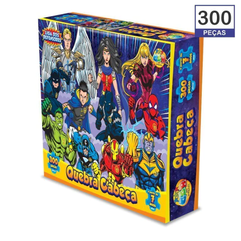 Jogo Quebra Cab Defensores 300Pc Ggb - comprar online
