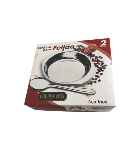 Cj P/Feijao Inox 2Pc 190 Golden - comprar online