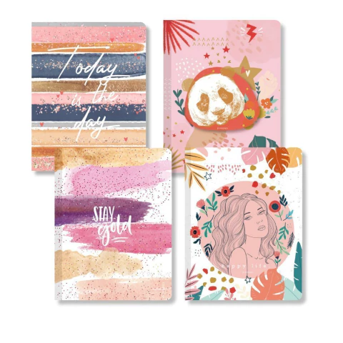 Libreta A5 Flex encuadernada Pinceladas/Art - comprar online