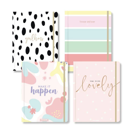 Libreta A5 tapa dura cosidas Lovely/Sweet - comprar online