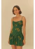Vestido Curto Brilho De Banana - Farm