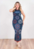 Vestido Midi Mandalas Naturais - Imagivan - Sandra Galvao Boutique
